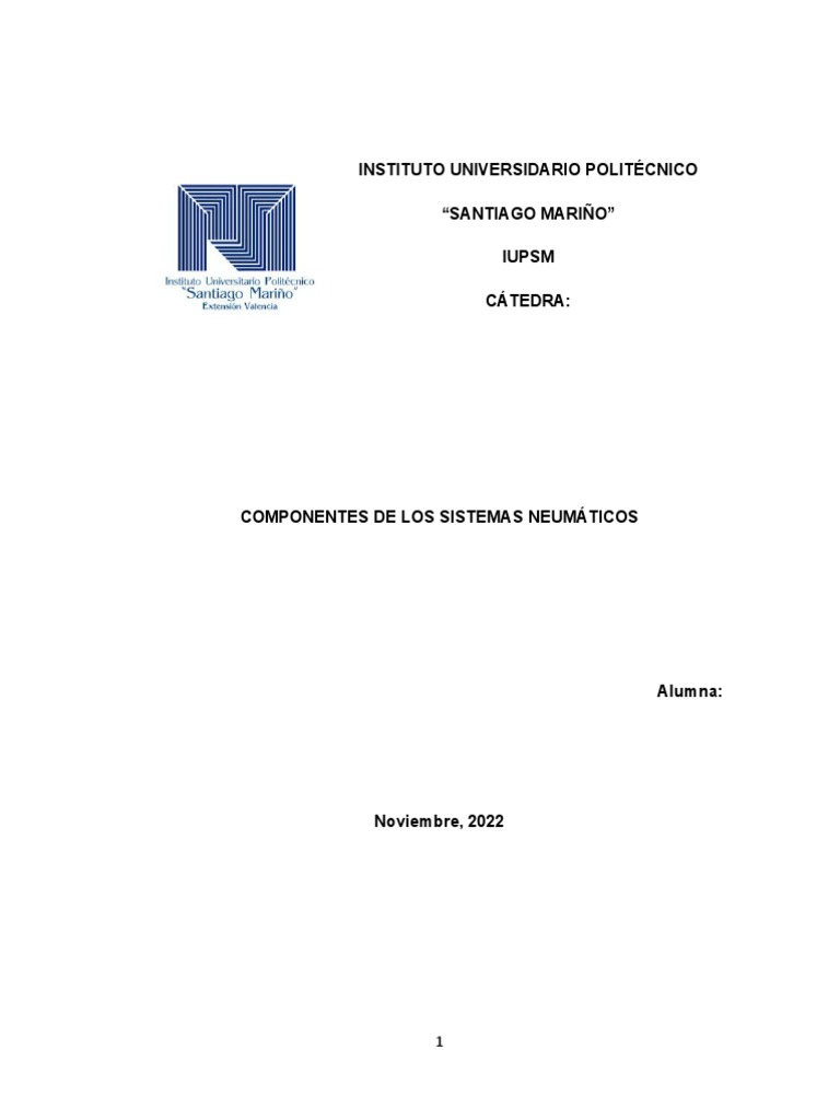 Componentes de Los Sistemas Neumaticos | PDF | Solenoide | Neumática
