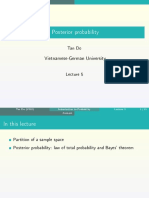 P(A|B) Bayes Theorem Posterior Probability