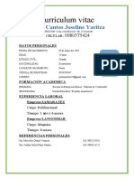 Currículum Vitae Joseline Plúas Cantos