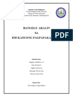 BANGHAY ARALIN SA EDUKASYONG PAGPAPAKATAO (Values Education)