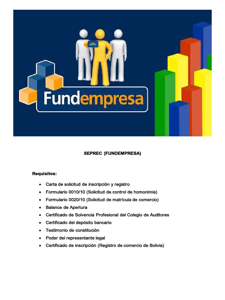 Carta Requisitos Minimos Fondo Emprender Pdf