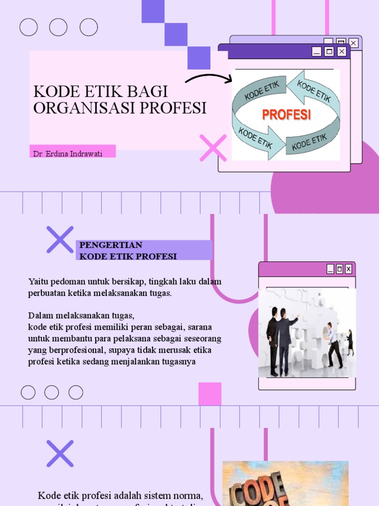 Poster Kode Etik Profesi | PDF