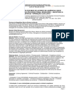 A Colaboração Por Meio Do Acordo de Liniência e Seus Impactos Junto Ao Processo Penal Brasileiro