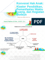 HAMID - Konvensi Hak Anak - Klaster Pendidikan, Pemanfaatan Waktu Luang, Dan Kegiatan Budaya