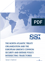 North Atlantic Treaty Organization and The European Union's Common Security and Defense Policy: Intersecting Trajectories