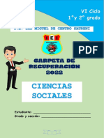 Carpeta Recuperación 2022 Ccss - Ciclo Vi