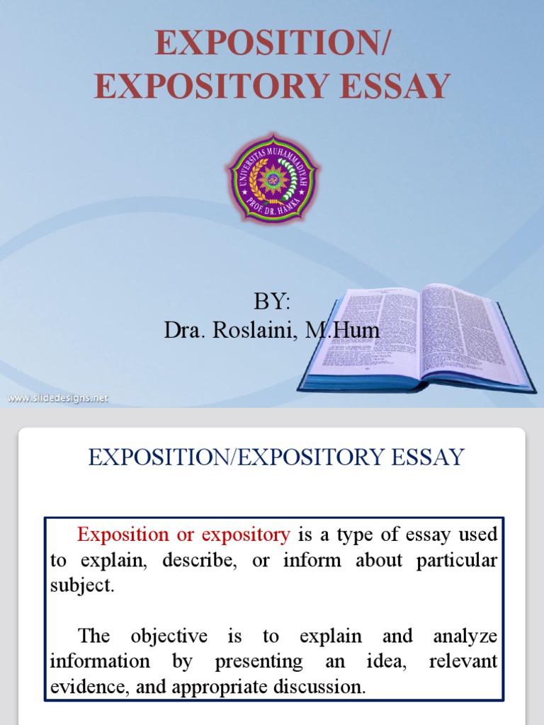 Explaining the Key Elements and Purpose of Expository Essays PDF