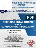 Técnicas Estadísticas: para El Análisis de Información