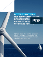 Integrity Matters: Net Zero Commitments by Businesses, Financial Institutions, Cities and Regions