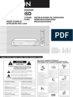 Denon AVR-770SD Use Manual