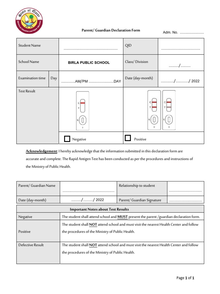 Declaration Form | PDF