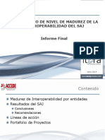 Nivel de Madurez Interoperabilidad Del SAJ - ITERA