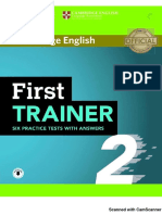First Trainer 2 Six Practice Tests With Answerspdf