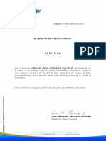 Carta Terminacion de Practicas