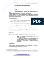 Esquema de Comentario Textos y Comentario STO