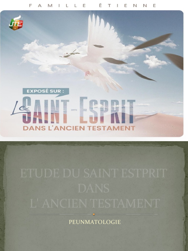 Expo Etienne Sur Saint Estprit A | PDF | Saint-Esprit | Dieu