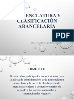 2 Unidad Primera Parte Nomenclatura Arancelaria