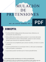 Acumulación de Pretensiones 1