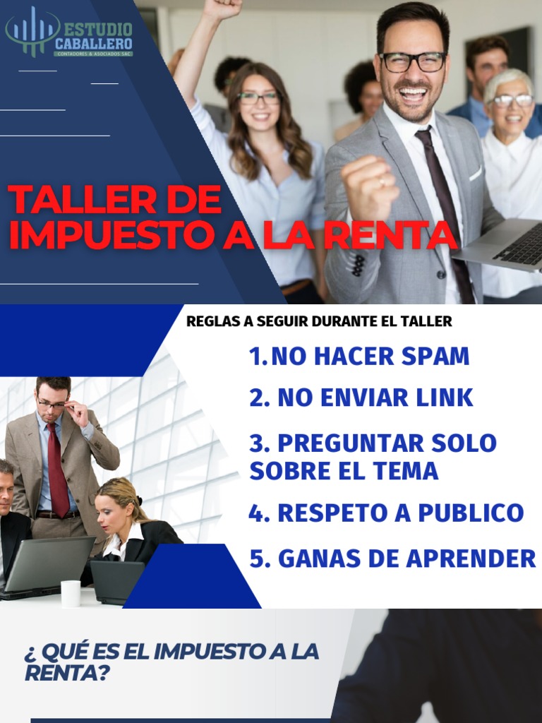 Taller Impuesto A La Renta | PDF | Impuesto sobre la renta | Impuestos