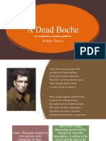 A Dead Boche: Robert Graves