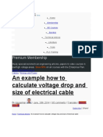 Cable Selection