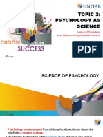 C2 Psychology As Science