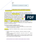 Valores y Principios: Ficha 4-U7-Construimos Una Sociedad en Valores