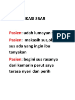 Role Play Komunikasi Sbar