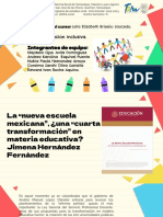 Equipo 6 - La "Nueva Escuela Mexicana", ¿Una "Cuarta Transformación" en Materia Educativa - Jimena Hernández Fernández