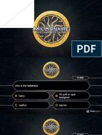 Who Wants To Be A Millionaire - Template by SlideLizard
