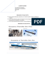 Alimentadores: tipos y funciones de los equipos de transporte