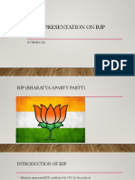 Presentation On BJP: by Pankaj Xa