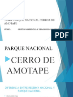Diapositivas Del PARQUE NACIONAL CERROS DE AMOTAPE