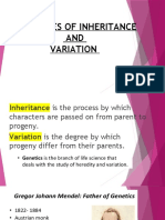 Principles of Inheritance & Variation