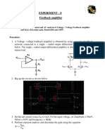 Feedback Amplifier Lab