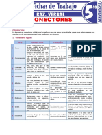 Los Conectores para Quinto Grado de Secundaria