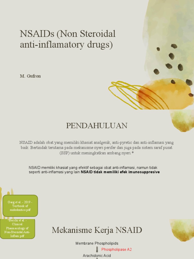 Mekanisme dan Kegunaan NSAID | PDF