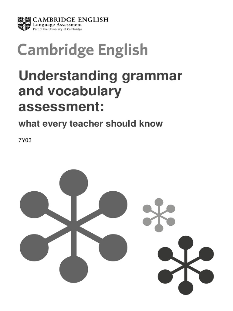 Grammar and Vocabulary Assessment Guide | PDF | Multiple Choice | Grammar