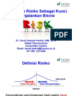 Mengelola Resiko Sebagai Kunci Menjalankan Bisnis