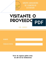 3.2 Identificacion de Los Visitantes o Proveedores