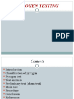 Pyrogen Test