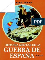 Historia Militar de la Guerra de España Tomo II - Manuel Aznar