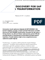 Process Discovery For SAP S - 4HANA Transformation All For One Poland