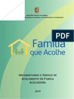 Implementando Família Acolhedora