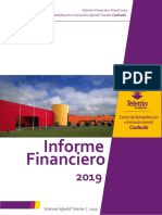 Informe Financiero CRIT Coahuila 2019