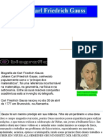 Carl Friedrich Gauss, o príncipe dos matemáticos