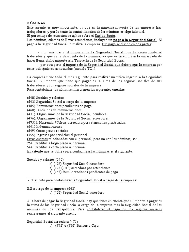 Nóminas | PDF | Cheque de pago | Salario