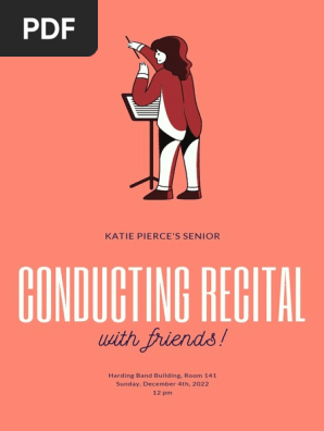 recital program