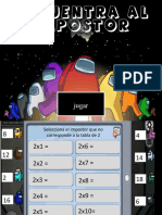 Multiplicación tablas