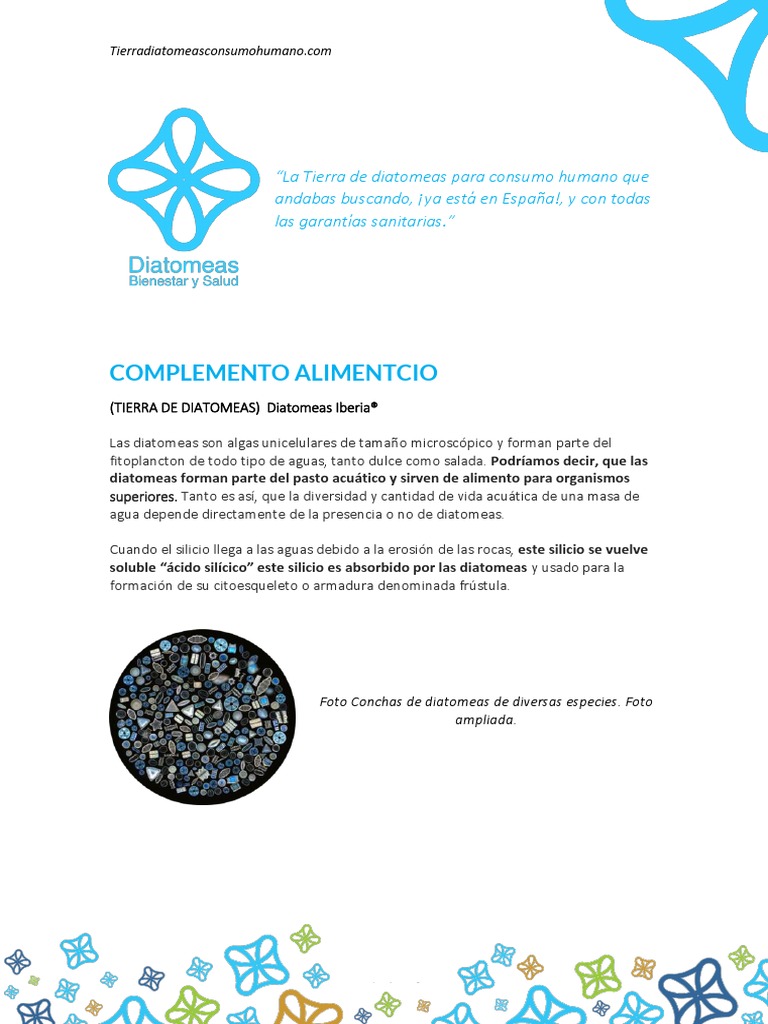 FT Diatomeas Consumo Humano, PDF, Agua